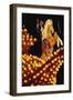 USA, Nevada, Las Vegas, Fremont Street Experience Moon Sign-Walter Bibikow-Framed Photographic Print