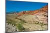 USA, Nevada, Las Vegas, Red Rock National Conservation Area, Calico Hills South Overlook-Bernard Friel-Mounted Photographic Print