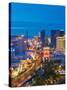 Usa, Nevada, Las Vegas, the Strip-Alan Copson-Stretched Canvas