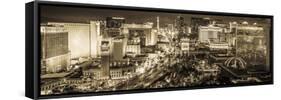 Usa, Nevada, Las Vegas, the Strip-Alan Copson-Framed Stretched Canvas