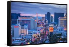 Usa, Nevada, Las Vegas, the Strip-Alan Copson-Framed Stretched Canvas