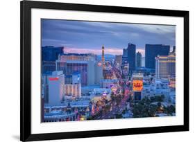 Usa, Nevada, Las Vegas, the Strip-Alan Copson-Framed Photographic Print