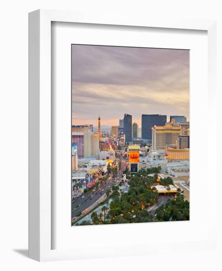 Usa, Nevada, Las Vegas, the Strip-Alan Copson-Framed Photographic Print