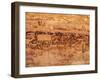 USA, Nevada, Mesquite. Gold Butte National Monument, Anasazi Petroglyphs and Kohta Circus.-Bernard Friel-Framed Photographic Print