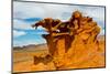 USA, Nevada, Mesquite. Gold Butte National Monument, Little Finland red rock sculptures-Bernard Friel-Mounted Photographic Print