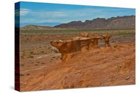 USA, Nevada, Mesquite. Gold Butte National Monument, Little Finland red rock sculptures-Bernard Friel-Stretched Canvas