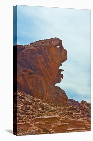 USA, Nevada. Mesquite. Gold Butte National Monument, Little Finland Red Rock Sculptures-Bernard Friel-Stretched Canvas