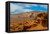 USA, Nevada. Mesquite. Gold Butte National Monument, Little Finland Red Rock Sculptures-Bernard Friel-Framed Stretched Canvas