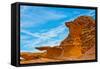 USA, Nevada, Mesquite. Gold Butte National Monument, Little Finland red rock sculptures-Bernard Friel-Framed Stretched Canvas