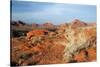 USA, Nevada, Overton, Valley of Fire SP, Rainbow Vista sandstone.-Bernard Friel-Stretched Canvas