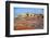 USA, Nevada, Overton, Valley of Fire SP, Rainbow Vista sandstone.-Bernard Friel-Framed Photographic Print