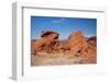 USA, Nevada, Overton, Valley of Fire SP, Sculpted desert sandstones.-Bernard Friel-Framed Photographic Print