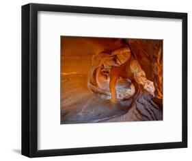 USA, Nevada, Overton, Valley of Fire State Park. Multi-colored rock formation.-Jaynes Gallery-Framed Photographic Print