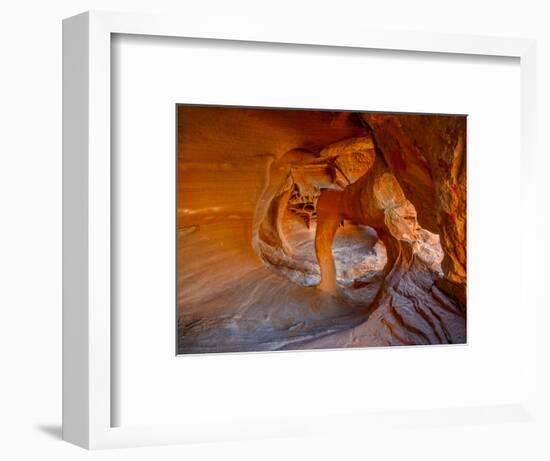 USA, Nevada, Overton, Valley of Fire State Park. Multi-colored rock formation.-Jaynes Gallery-Framed Photographic Print