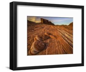 USA, Nevada, Overton, Valley of Fire State Park. Multi-colored rock formation.-Jaynes Gallery-Framed Photographic Print