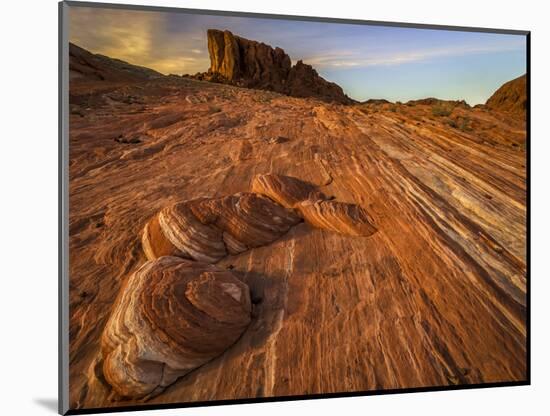 USA, Nevada, Overton, Valley of Fire State Park. Multi-colored rock formation.-Jaynes Gallery-Mounted Photographic Print