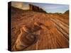 USA, Nevada, Overton, Valley of Fire State Park. Multi-colored rock formation.-Jaynes Gallery-Stretched Canvas