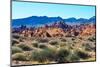 USA, Nevada, Valley of Fire State Park. Fire Canyon Road-Bernard Friel-Mounted Photographic Print