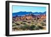 USA, Nevada, Valley of Fire State Park. Fire Canyon Road-Bernard Friel-Framed Photographic Print