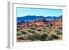 USA, Nevada, Valley of Fire State Park. Fire Canyon Road-Bernard Friel-Framed Photographic Print