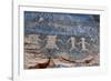 USA, Nevada. Valley of Fire State Park, Human petroglyphs-Kevin Oke-Framed Photographic Print