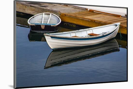 USA, New England, Maine, Mt. Desert, Southwest Harbor with wooden boats-Sylvia Gulin-Mounted Photographic Print