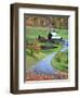 USA, New England, Vermont, Woodstock, Sleepy Hollow Farm in Autumn/Fall-Michele Falzone-Framed Premium Photographic Print