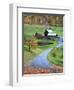 USA, New England, Vermont, Woodstock, Sleepy Hollow Farm in Autumn/Fall-Michele Falzone-Framed Photographic Print