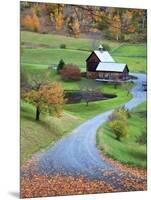 USA, New England, Vermont, Woodstock, Sleepy Hollow Farm in Autumn/Fall-Michele Falzone-Mounted Photographic Print