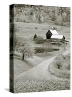 USA, New England, Vermont, Woodstock, Sleepy Hollow Farm-Michele Falzone-Stretched Canvas