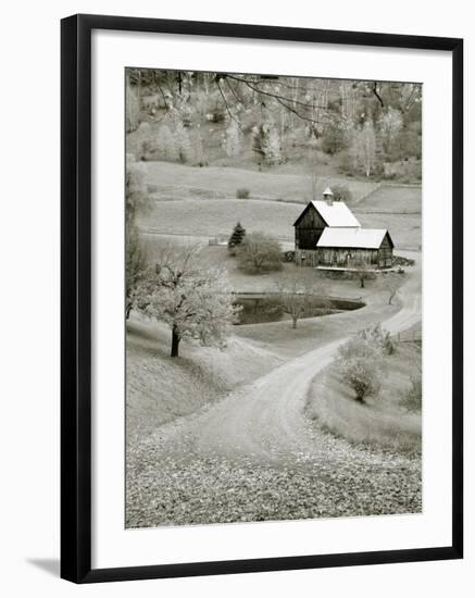 USA, New England, Vermont, Woodstock, Sleepy Hollow Farm-Michele Falzone-Framed Photographic Print