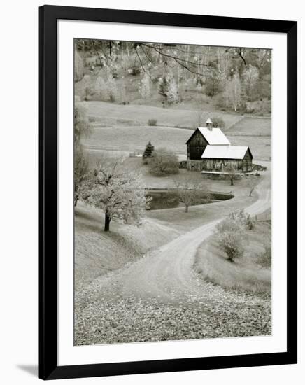 USA, New England, Vermont, Woodstock, Sleepy Hollow Farm-Michele Falzone-Framed Photographic Print