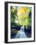 USA, New Hampshire, a Waterfall in the White Mountains-Jaynes Gallery-Framed Photographic Print
