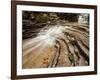 USA, New Hampshire, White Mountains. Cascades along Bemis Brook-Ann Collins-Framed Photographic Print