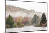 USA, New Hampshire, White Mountains, Fog drifting around Coffin Pond-Ann Collins-Mounted Photographic Print