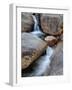 USA, New Hampshire, White Mountains, Lucy Brook flows past granite rock-Ann Collins-Framed Photographic Print