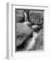 USA, New Hampshire, White Mountains, Lucy Brook flows past granite rock-Ann Collins-Framed Photographic Print