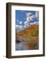 USA, New Hampshire, White Mountains National Forest and Swift River along Highway 112 in Autumn-Sylvia Gulin-Framed Photographic Print