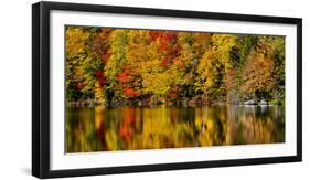 USA, New Hampshire, White Mountains, Reflections on Russell Pond-Ann Collins-Framed Photographic Print