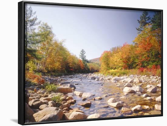 USA, New Hampshire, White Mountains, Swift River, Landscape, Autumn-Thonig-Framed Photographic Print