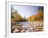 USA, New Hampshire, White Mountains, Swift River, Landscape, Autumn-Thonig-Framed Photographic Print