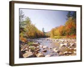 USA, New Hampshire, White Mountains, Swift River, Landscape, Autumn-Thonig-Framed Photographic Print