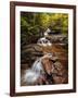 USA, New Hampshire, White Mountains, Vertical panorama of Coliseum Falls-Ann Collins-Framed Photographic Print
