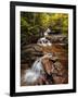 USA, New Hampshire, White Mountains, Vertical panorama of Coliseum Falls-Ann Collins-Framed Photographic Print