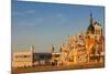 USA, New Jersey, Atlantic City, Boardwalk and Trump Taj Mahal Hotel-Walter Bibikow-Mounted Photographic Print