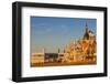 USA, New Jersey, Atlantic City, Boardwalk and Trump Taj Mahal Hotel-Walter Bibikow-Framed Photographic Print