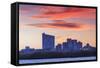 USA, New Jersey, Atlantic City, City Slkyine from the West-Walter Bibikow-Framed Stretched Canvas