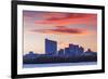 USA, New Jersey, Atlantic City, City Slkyine from the West-Walter Bibikow-Framed Photographic Print