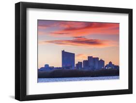 USA, New Jersey, Atlantic City, City Slkyine from the West-Walter Bibikow-Framed Photographic Print