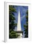USA, New Jersey, Califon, Lower Valley Presbyterian Church Steeple-Alison Jones-Framed Photographic Print